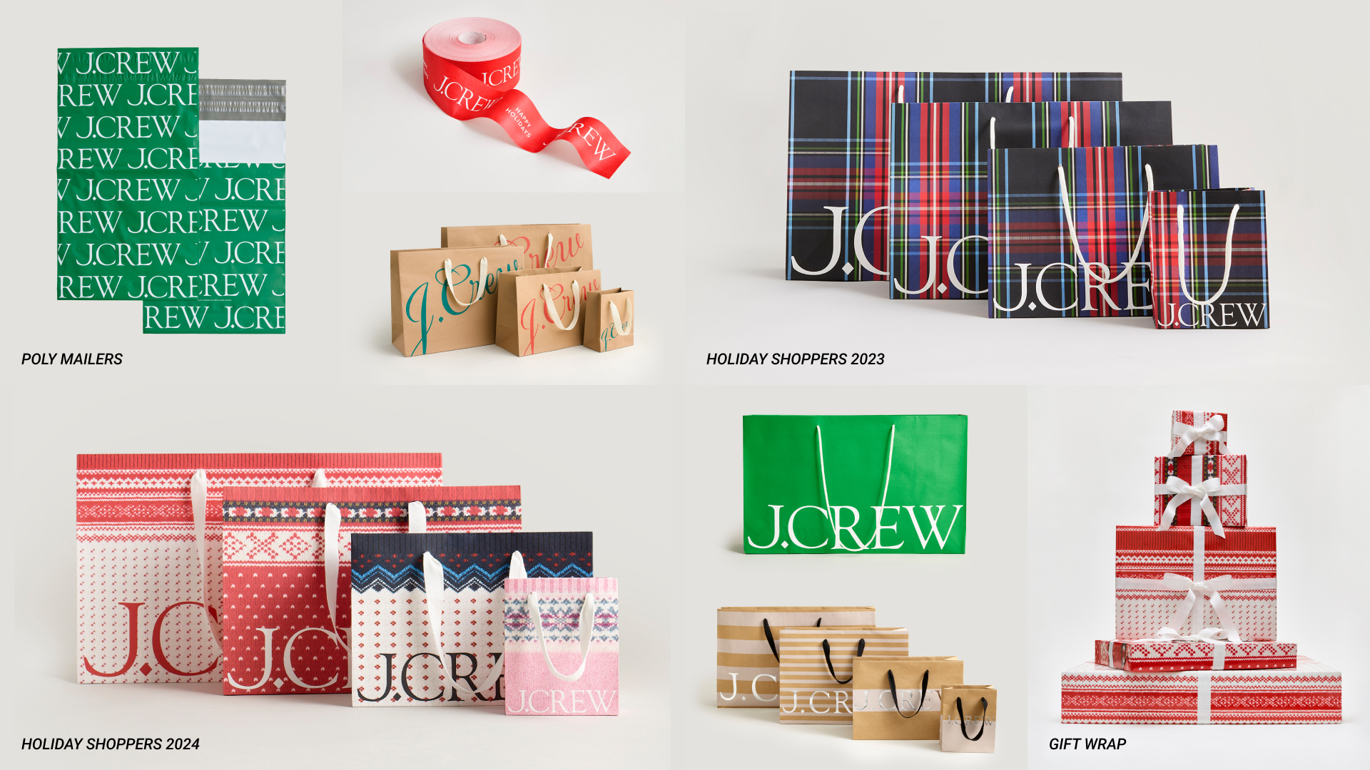 Selected packaging artwork
